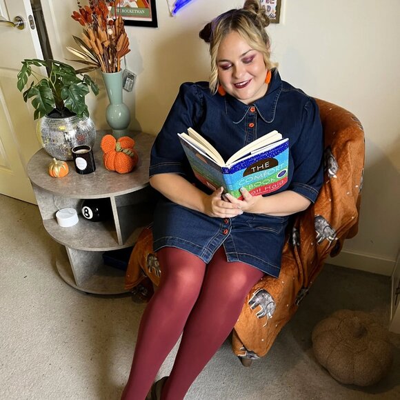 SNAG TIGHTS Opaque Tights 80 Den Tights - Picture 3 of 7